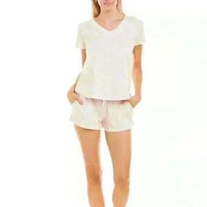 !!!LAST ONE!!! Splendid Brand 2pc T-Shirt & Boxer Set in Pink Multi Size L NWT